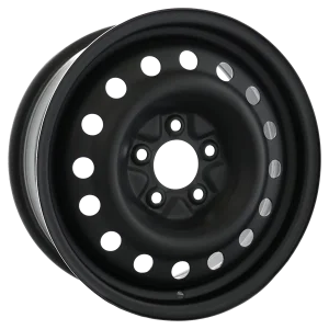 Envy Wheels – NX6 STEEL WHEEL – Black – 16″x6.5″ 40mm – All weather Wheels – NX62655